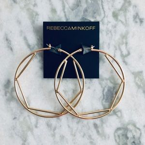 Rebecca Minkoff | gold hoop earrings